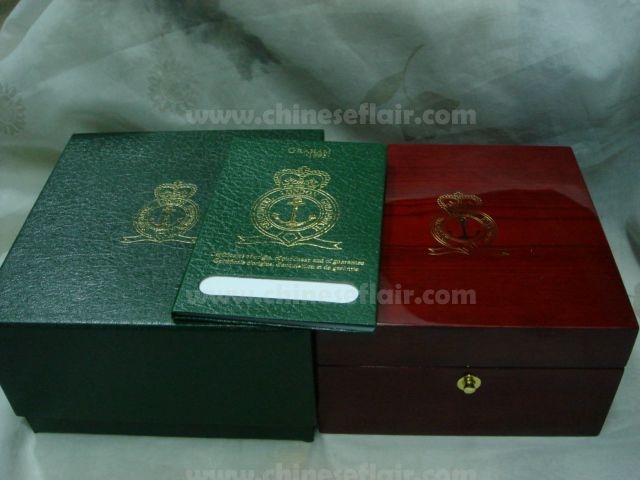 Buy Replica Graham Watch Box / Red Wooden Boxes / Green inside